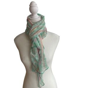 Chubbies Aztec Print Scarf Green Pink